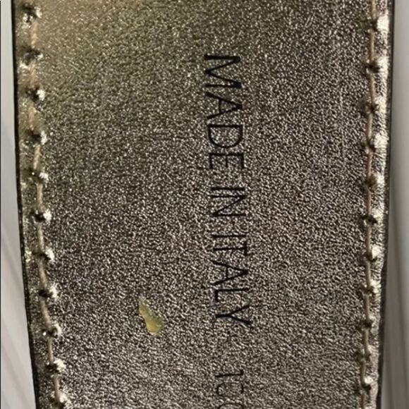 VERSACE JEANS COUTURE logo-plaque belt GOLD AND BLACK Belt .